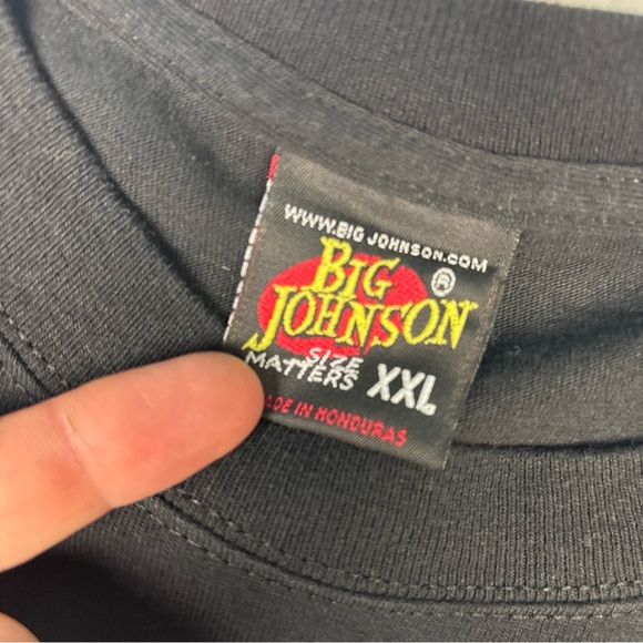 Vintage Big Johnson Motorcycles XXL Shirt Black If You Can Read Won’t Let Drive - Picture 7 of 7